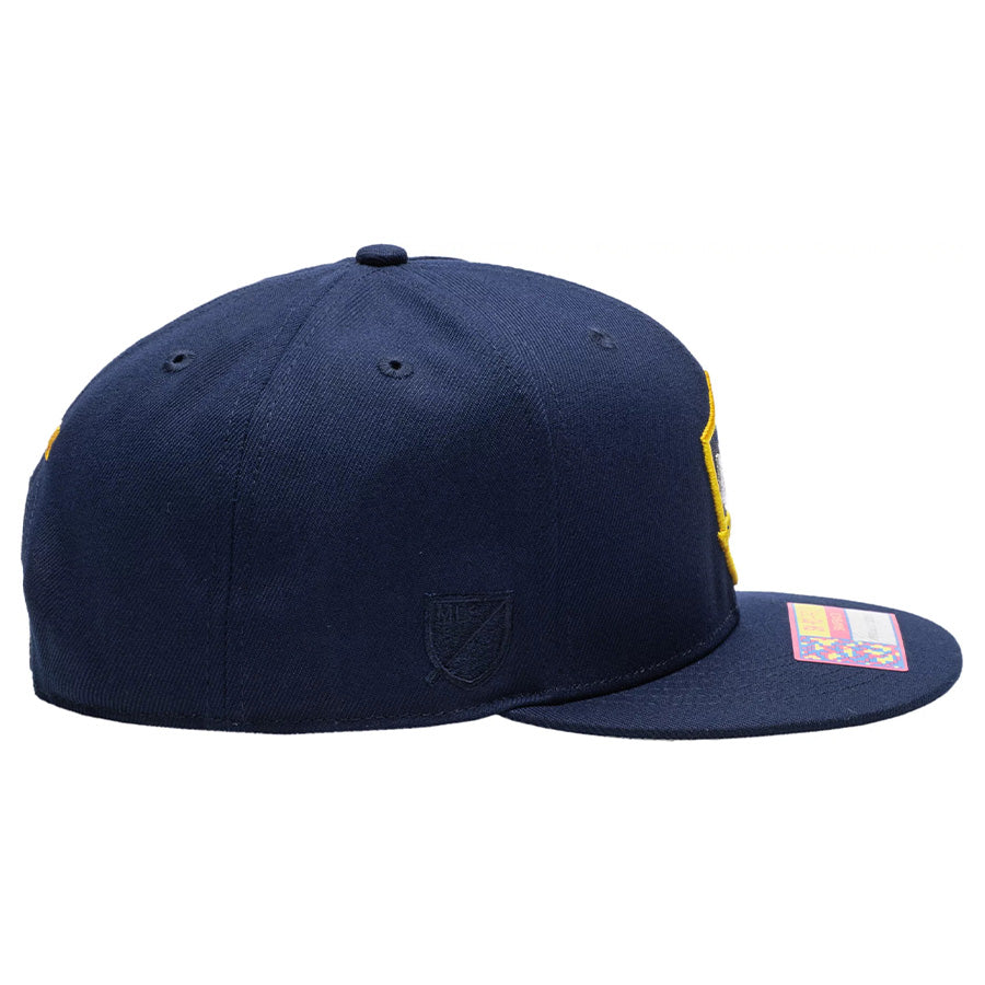 Fan Ink LA Galaxy Adjustable Snapback Hat Navy