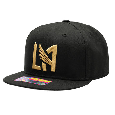 Fan Ink LAFC Adjustable Snapback Hat Black