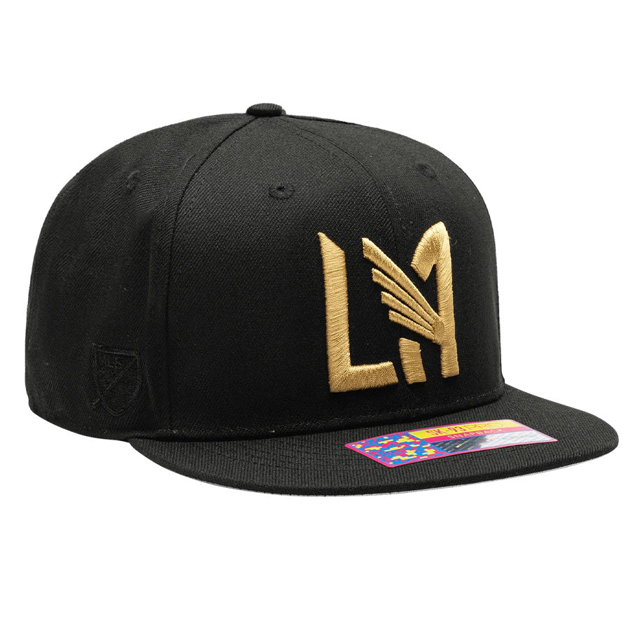 Fan Ink LAFC Adjustable Snapback Hat Black