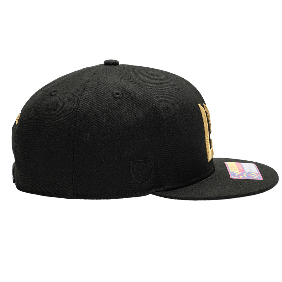 Fan Ink LAFC Adjustable Snapback Hat Black