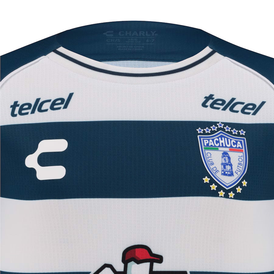 Kid's Charly Pachuca Home Jersey 2024/25