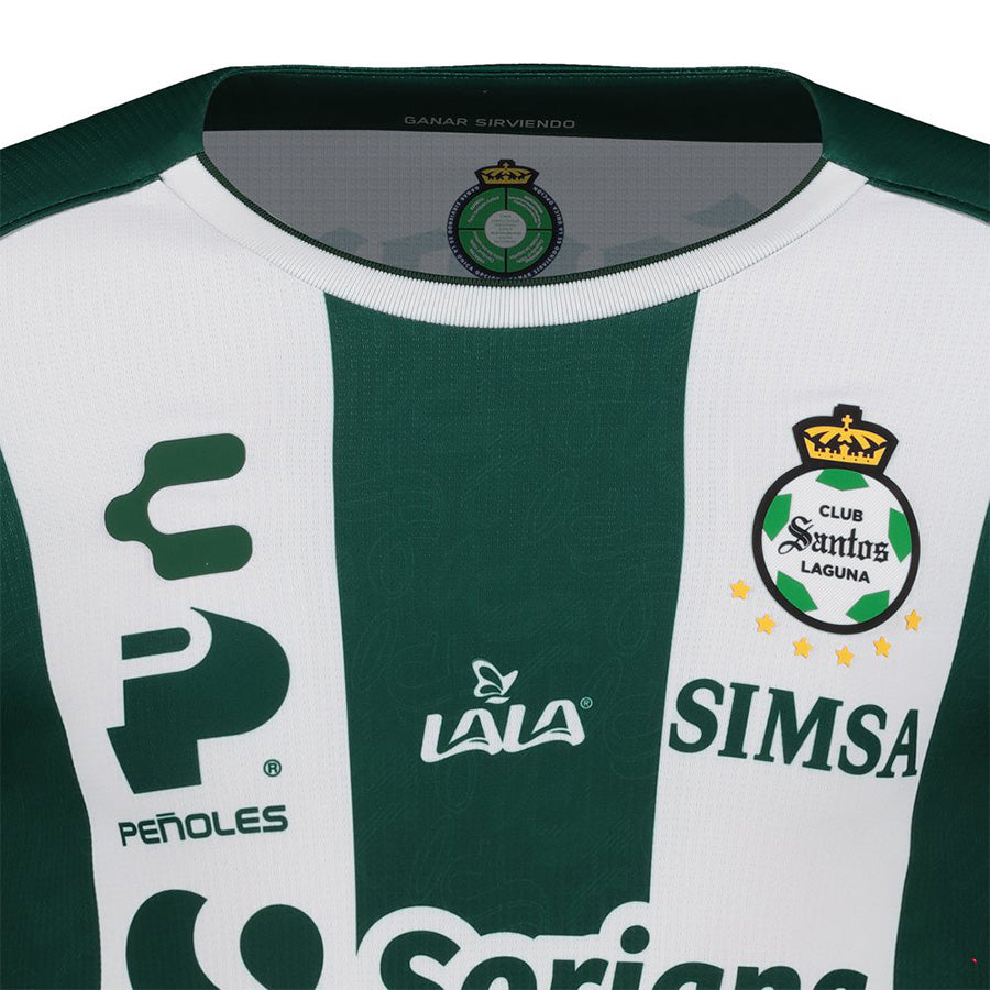 Men's Charly Club Santos Long Sleeve Home Jersey 2024/25