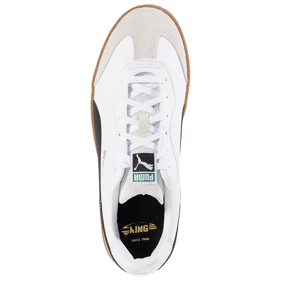 Puma King Pro 21 IT Indoor Soccer Shoe White/Black