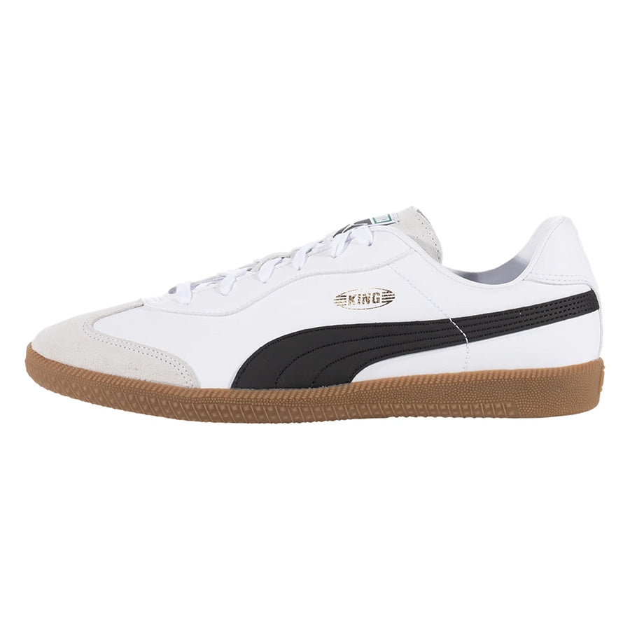 Puma King Pro 21 IT Indoor Soccer Shoe White/Black