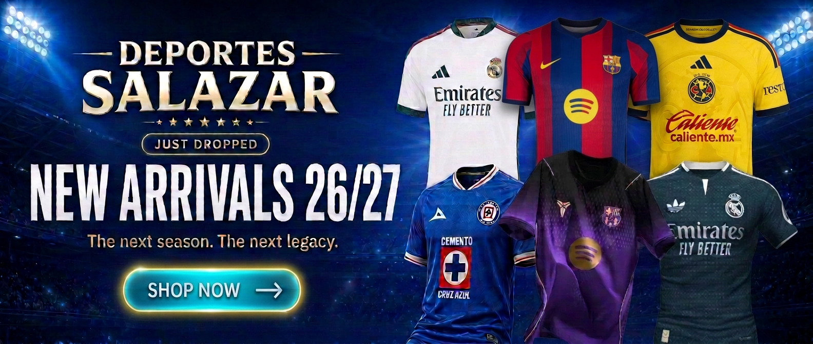 New Arrivals 26/27 — Deportes Salazar