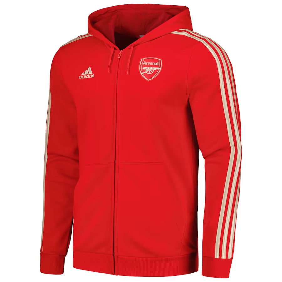 Adidas Arsenal DNA Full-Zip Hoodie 2023/24 Hoodie Red