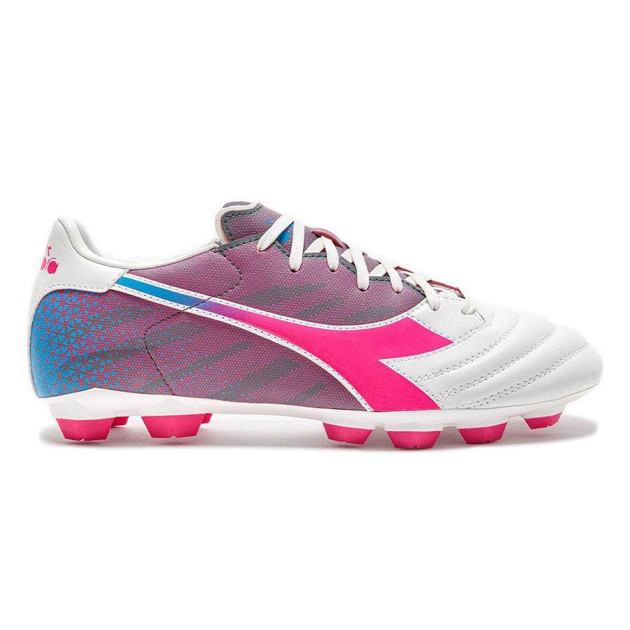 Diadora Brasil Elite Veloce GR LPU FG White/Pink/Blue