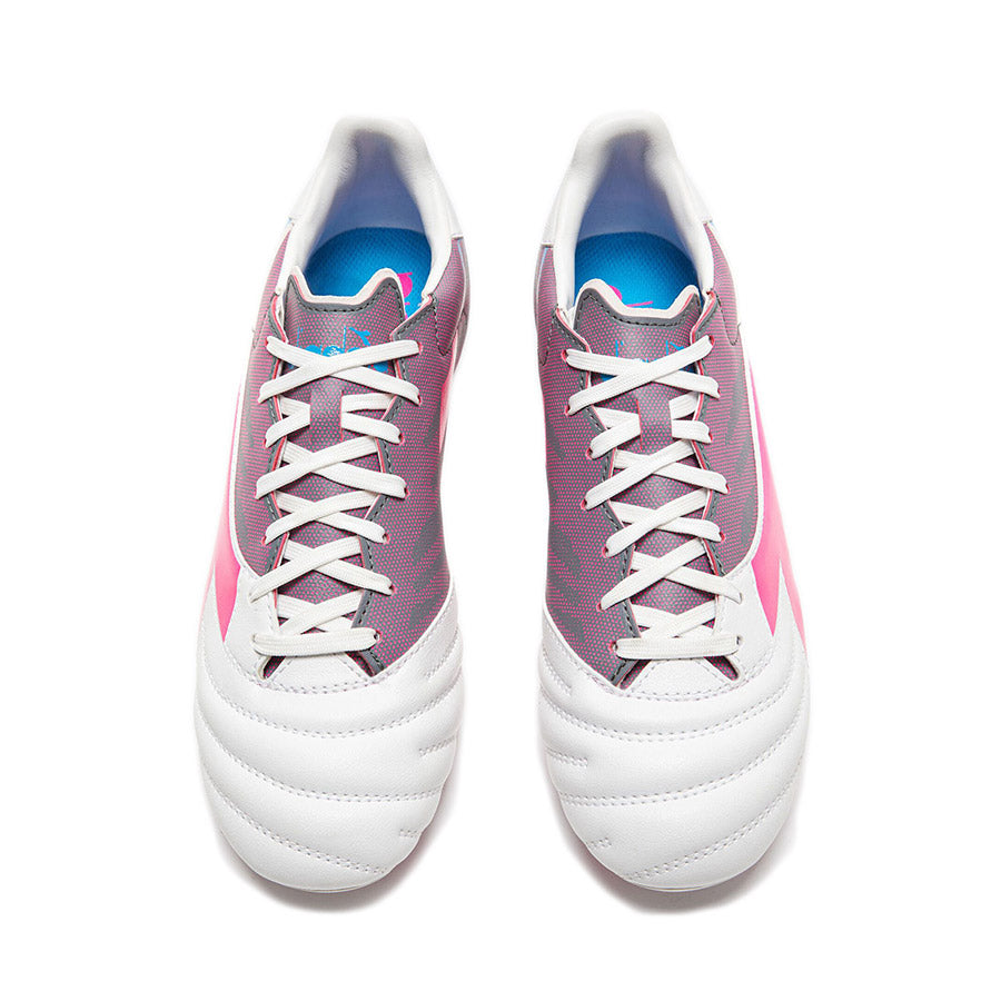 Diadora Brasil Elite Veloce GR LPU FG White/Pink/Blue