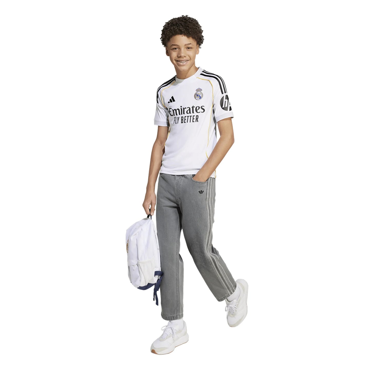 Kid's Adidas Real Madrid Home Jersey 2025/26