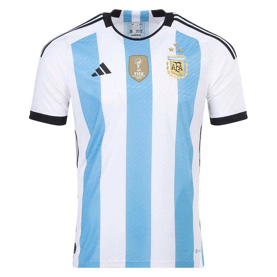 Men's Argentina Authentic Home Jersey 2022 - 3 Stars