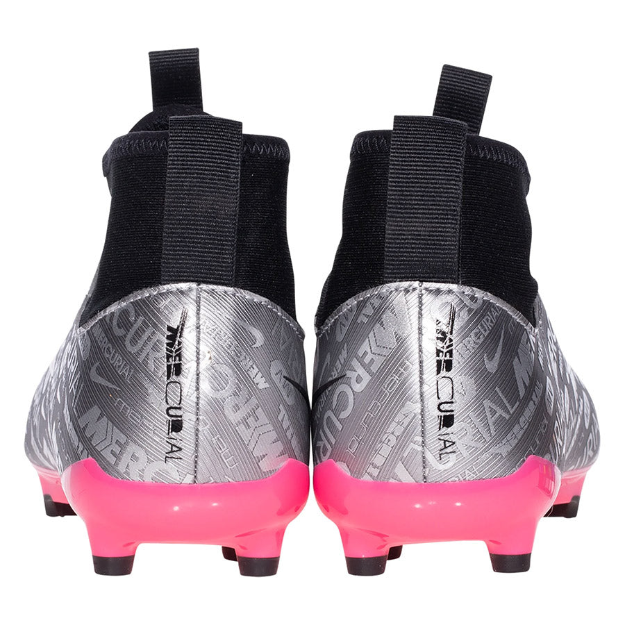 Nike Jr Zoom Superfly 9 Academy XXV FG/MG Silver/Pink