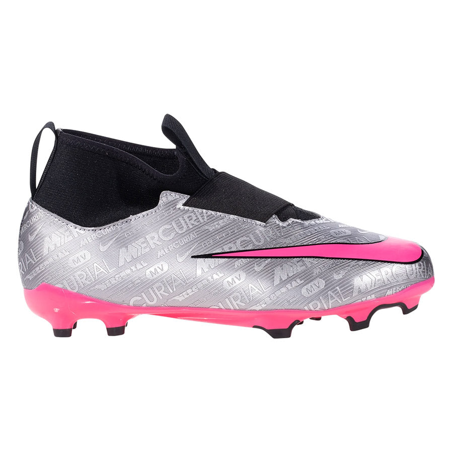 Nike Jr Zoom Superfly 9 Academy XXV FG/MG Silver/Pink