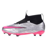 Nike Jr Zoom Superfly 9 Academy XXV FG/MG Silver/Pink