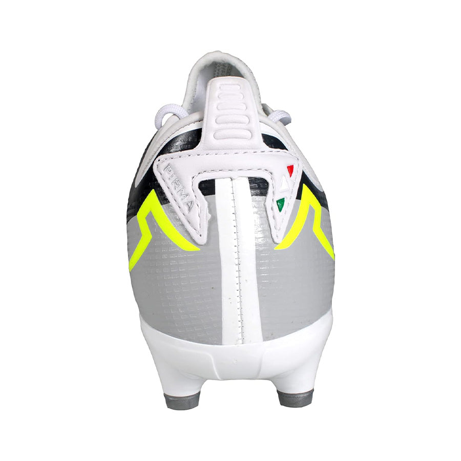 Pirma Supreme-X FG Soccer Cleats Grey/Black/Yellow