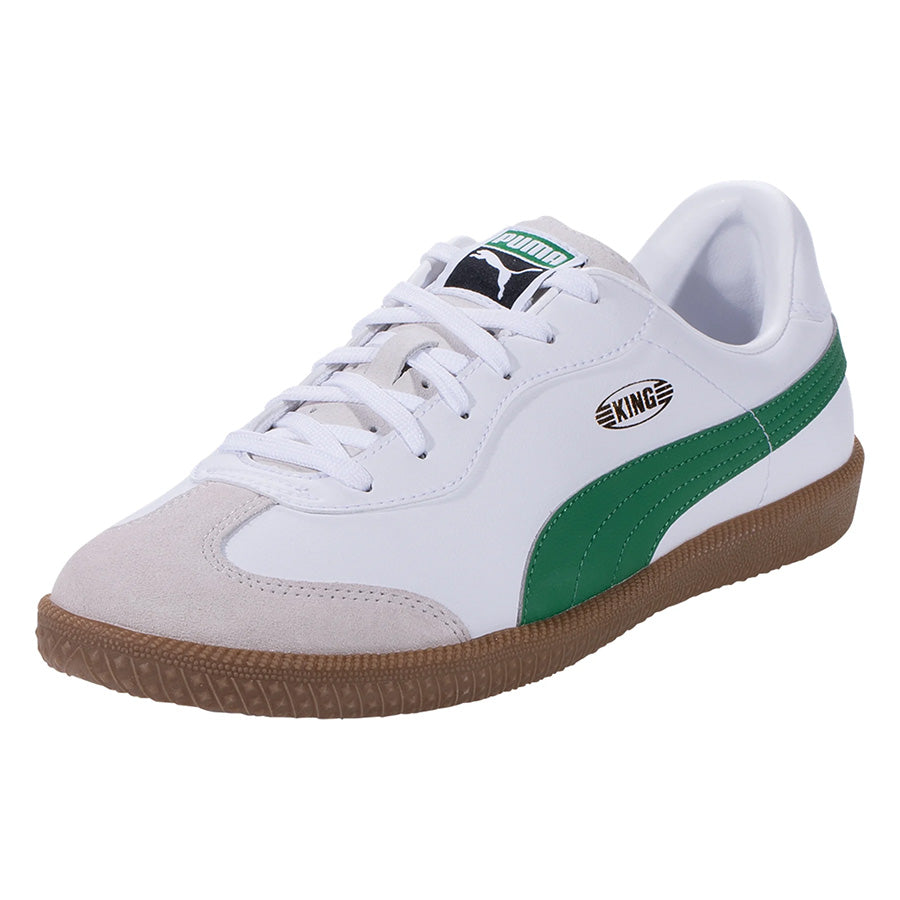 Puma King Pro 21 IT Indoor Soccer Shoe White/Green