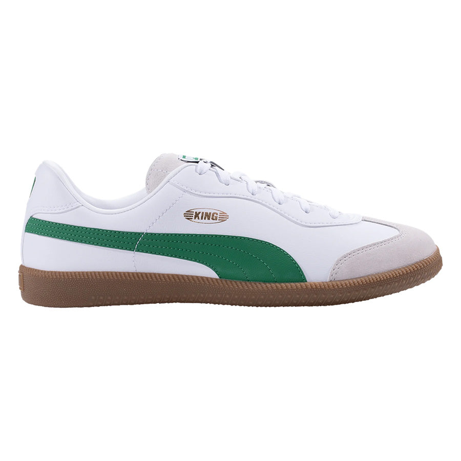 Puma King Pro 21 IT Indoor Soccer Shoe White/Green