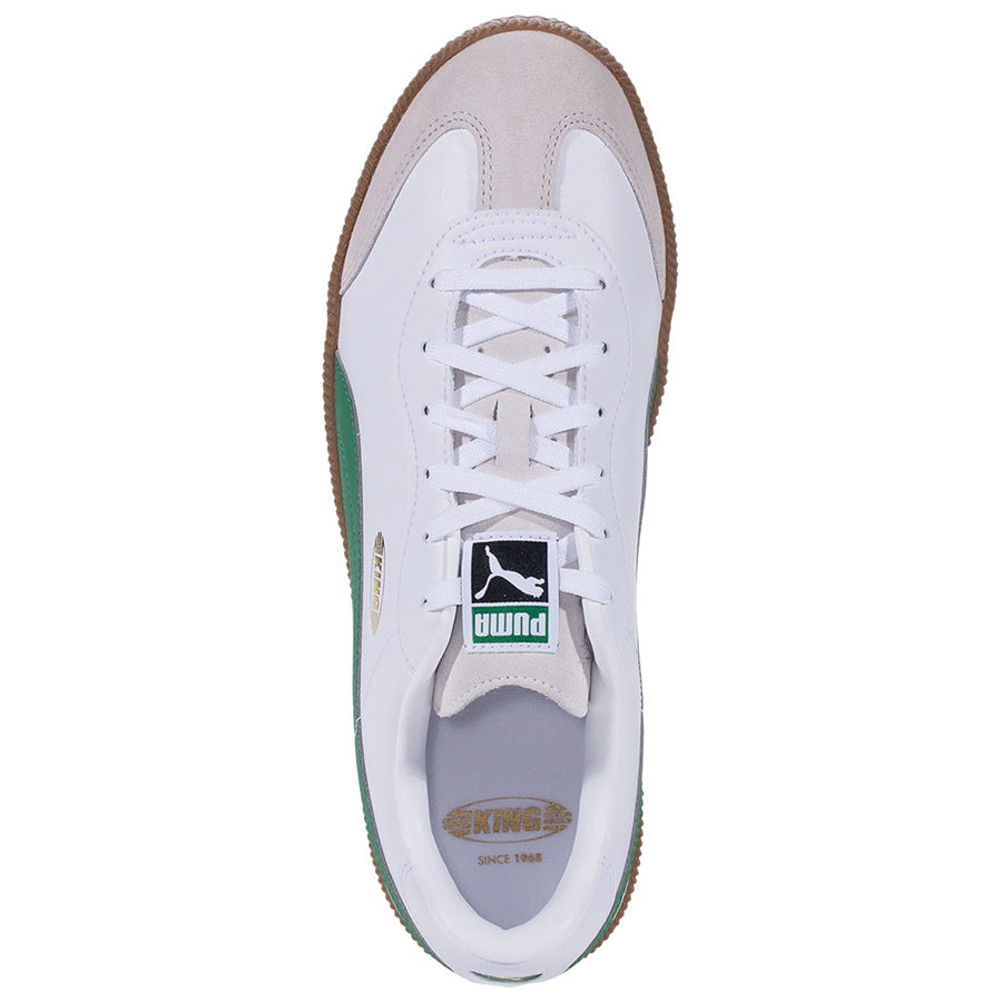 Puma King Pro 21 IT Indoor Soccer Shoe White/Green