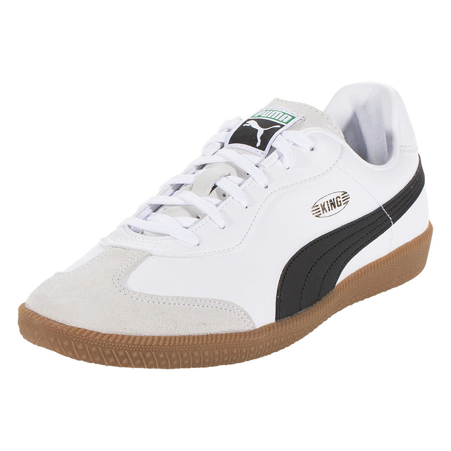 Puma King Pro 21 IT Indoor Soccer Shoe White/Black