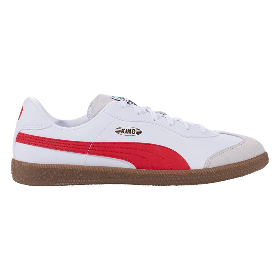 Puma King Pro 21 IT Indoor Soccer Shoe White/Red