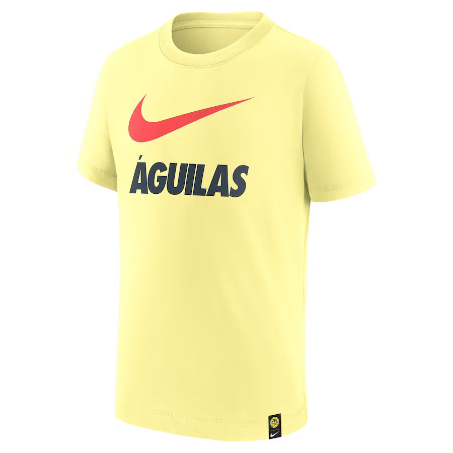 Kid's Club America Club T-Shirt 2021/22 Yellow