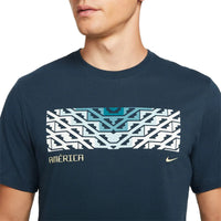 Men's Nike Club America Voice T-Shirt Navy