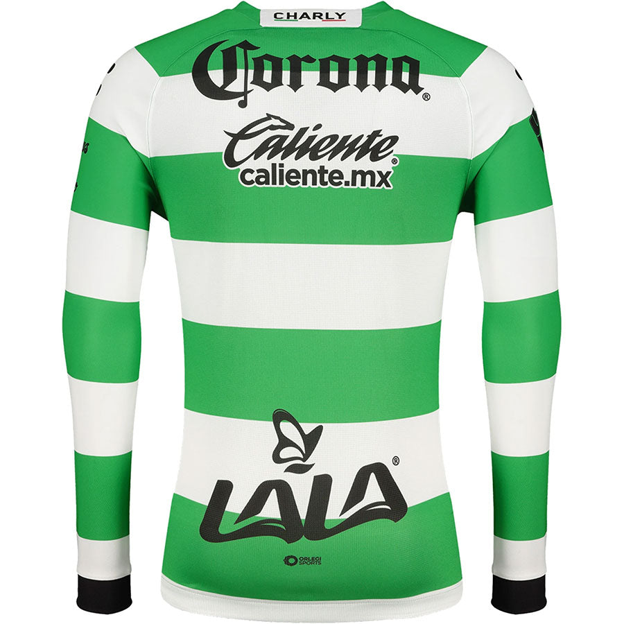 Men's Club Santos Laguna Home Long Sleeve Jersey 2022/23