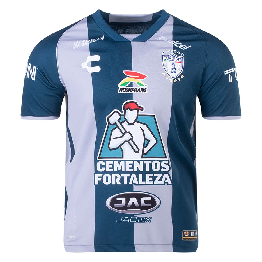 Men's Pachuca Home Short Sleeve Jersey 2022/23