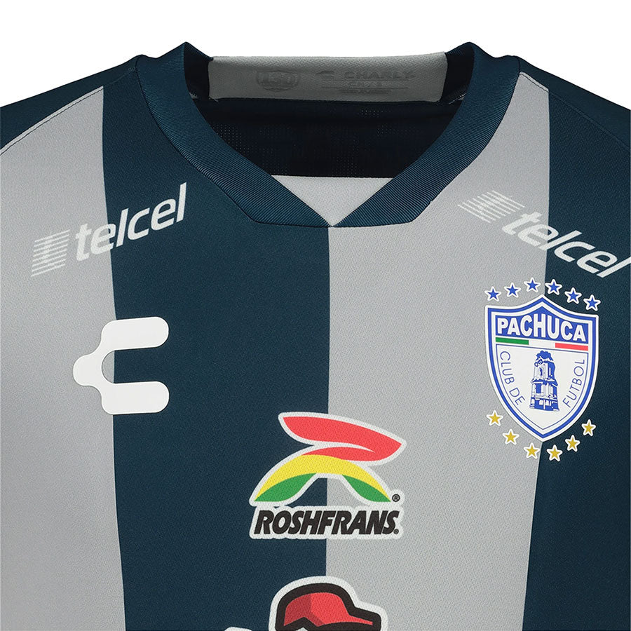 Men's Pachuca Home Short Sleeve Jersey 2022/23