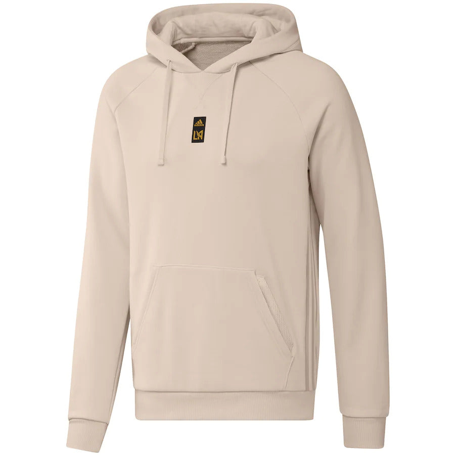 Men's Adidas Tan LAFC Travel Hoodie