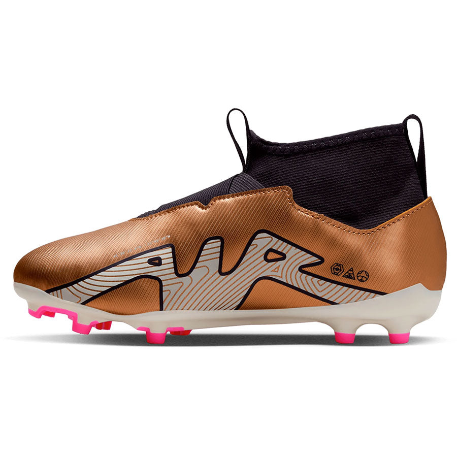 Nike Jr Zoom Superfly 9 Academy FG/MG Bronze/Pink