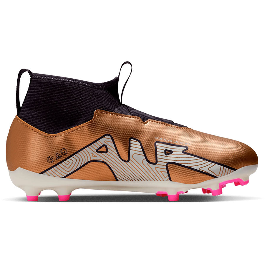 Nike Jr Zoom Superfly 9 Academy FG/MG Bronze/Pink