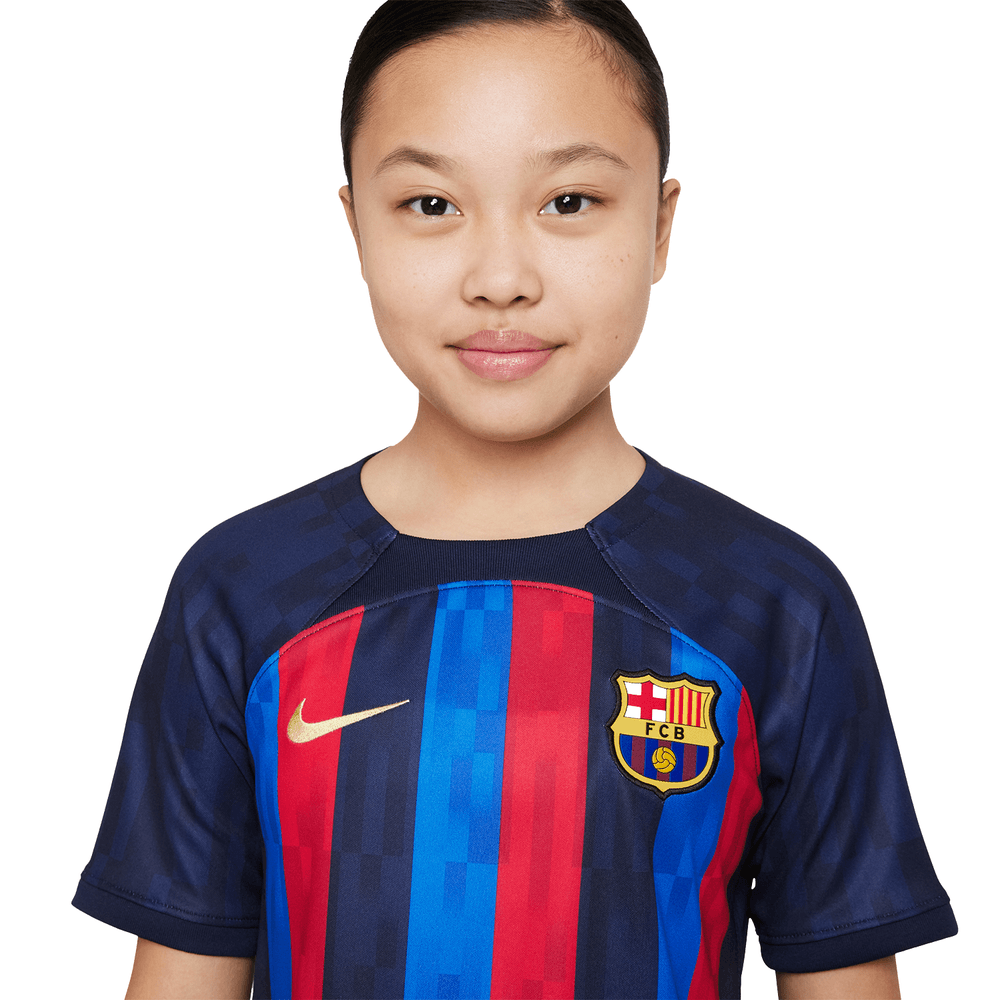 Youth Barcelona Home Jersey 2022/23